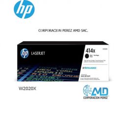 Toner HP 414X W2020X, Marca: HP, Modelo: W2020X (414X), Color: Negro, Compatibilidad: HP Color LaserJet Pro M454 series, HP Color LaserJet Pro MFP M479 series, Rendimiento: 7,500 páginas.