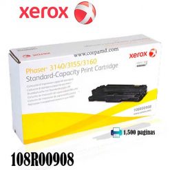 TONER XEROX 108R00908 NEGRO