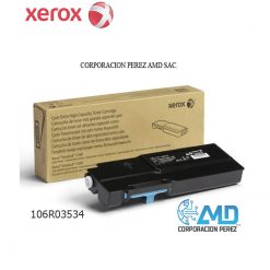 TONER XEROX 106R03534 CYAN PARA C400C405, Color Cyan, Rendimiento 8,800 págs.