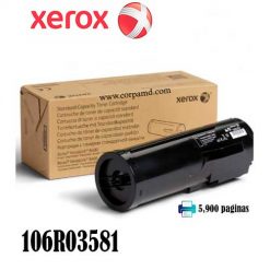 TONER XEROX 106R03581 NEGRO