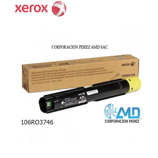 TONER XEROX 106R03746 PARA VERSALINK C70XX, color YELLOW, Rendimiento 16,500 páginas.