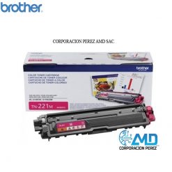 TONER BROTHER TN221M HL-3140CW/ HL-3170CDW/ MFC-9130CW/ MFC-9330CDW/ MFC-9340CDW, COLOR: MAGENTA, Rendimiento: 1400  PAG.