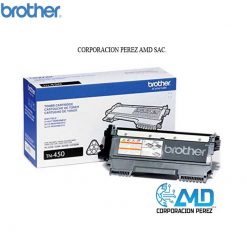 TONER BROTHER TN450, HL2240, HL2270, MFC7240, MFC7460, MFC7860, DCP7065, COLOR: NEGRO, Rendimiento: 2,600 PAG.