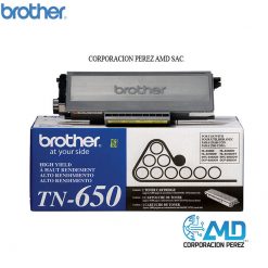 TONER BROTHER TN650, HL5340DN / HL5370DW, DCP8085DN, MFC8480DN/ MFC8890DW, COLOR: NEGRO, Rendimiento: 8,000 PAG.