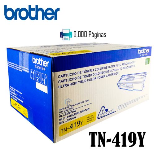 Toner Brother Tn-419 Yellow