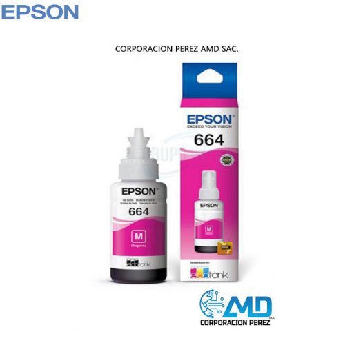 TINTA EPSON T664320-AL MAGENTA PARA L200