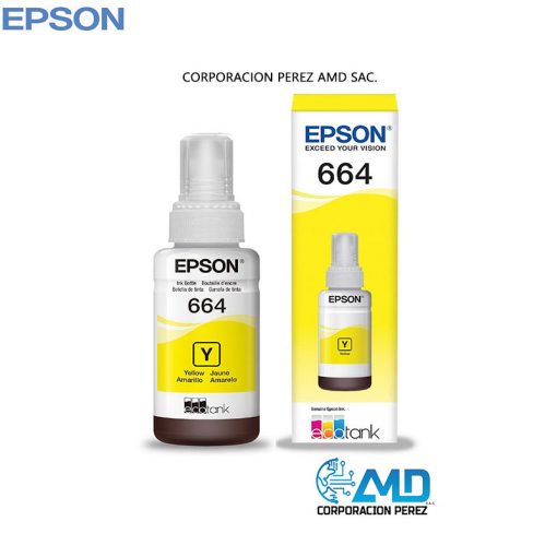 TINTA EPSON T664420-AL YELLOW PARA L200