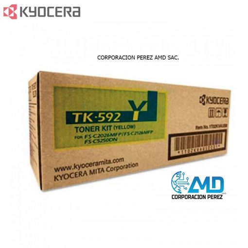 TONER KYOCERA TK-592Y YELLOW