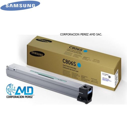 TONER SAMSUNG CLT-C806S (HP SS553A) CYAN 30K PAG