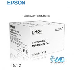 Caja de mantenimiento Epson, MARCA Epson, MODELOS T6712, CONDICIÓN Nuevo, PRODUCTO original, Para WF-6090 Pro WF-6590 Pro WF-R8590.