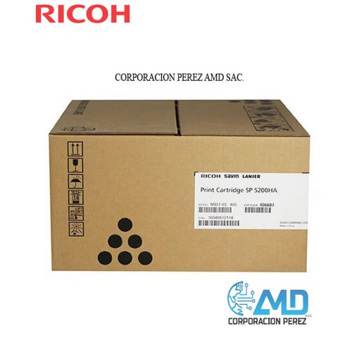 Toner Ricoh SP 5200HA/SP 5200DN/SP 5200S/SP 5210DN – 406683- 19K