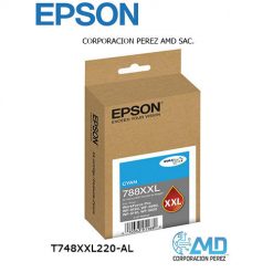 TINTA EPSON T748XXL220-AL CIAN