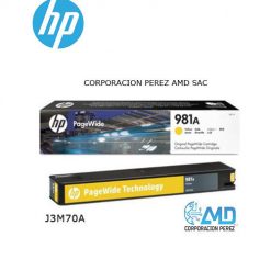 TINTA HP J3M70A (981A) YELLOW 6000 PAG