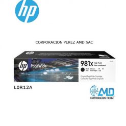 TINTA HP L0R12A (981X) BLACK 11000 PAG