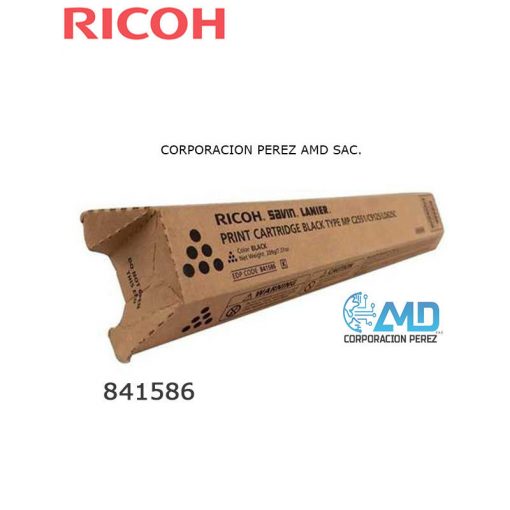 TONER RICOH 841586 MP C2551 BLACK 10KPG