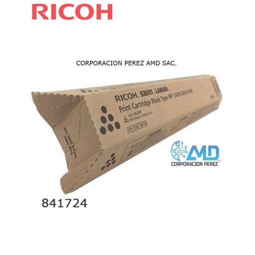 TONER RICOH 841724 BLACK MP C300C400C401 8.3 KPG