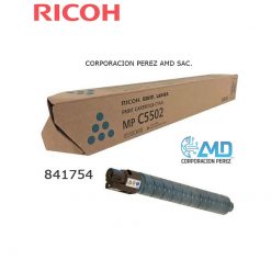 TONER RICOH 841754 MP C5502 CYAN 22.5KPG