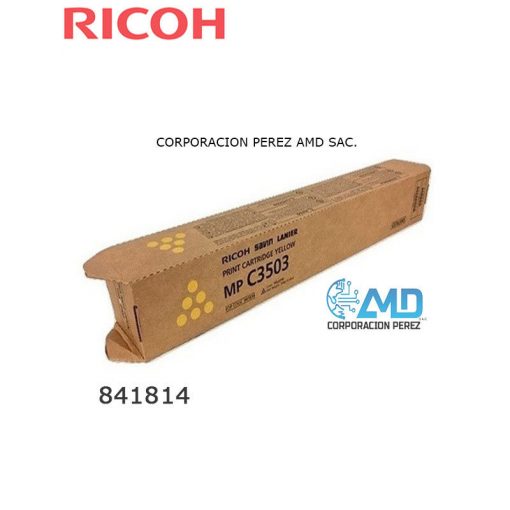 TONER RICOH 841814 YELLOW MP C3003C3503 18 KPG