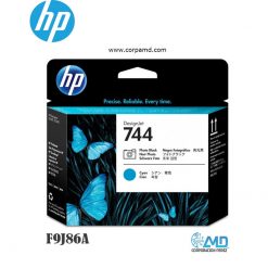 Cabezal  HP 744, Marca: HP, Modelo: F9J86A, Color: Photo negro y Cian, Producto: Original, Compatibilidad: DESIGNJET Z2600/Z5600.