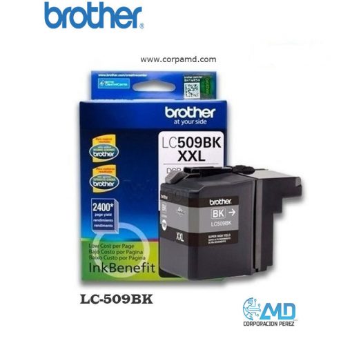 TINTA BROTHER LC-509BK BLACK DCPJ100 105 200