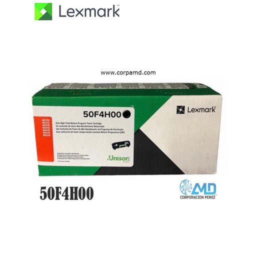 TONER LEXMARK 50F4H00 5,000 PAG