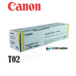 TONER CANON T02 AMARILLO