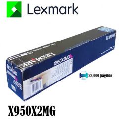 Toner Lexmark X950X2Mg Magenta