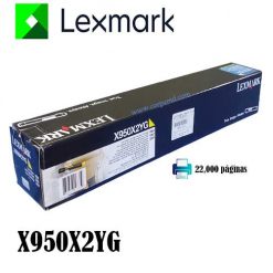 Toner Lexmark X950X2Yg Yellow