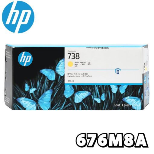 TINTA HP 738 YELLOW DE 300ML.